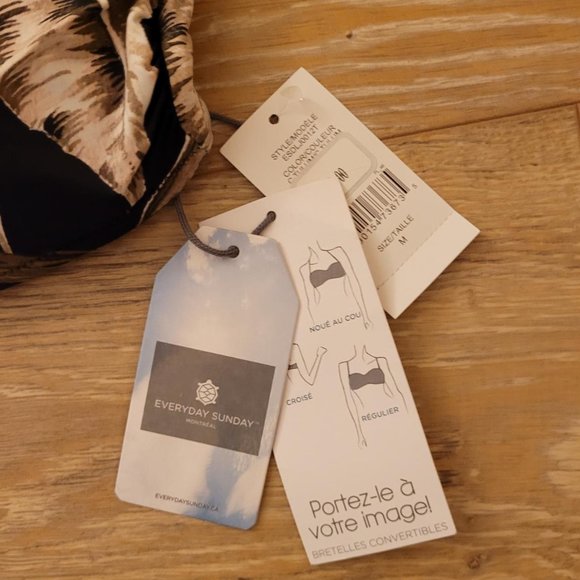 127. Everyday Sunday bikini top. Tulum. Size M. NWT - Picture 3 of 4